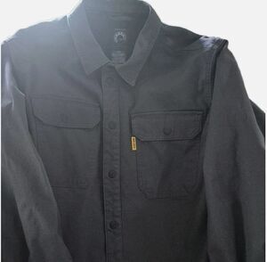 Can-Am BRP Sherpa Lined Shirt Jacket Mens L Gray Snap Shacket ATV UTV Riding